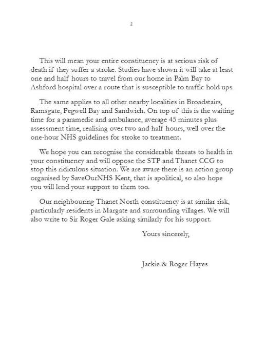 letter to MP-Thanet South 2